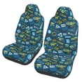 thumbnail image 1 of Yiaed Modern Excavator Print Car Seat Covers,Universal Auto Seats Protector Fits for Car,SUV Sedan,Truck,Automotive Seat Covers & Accessories(Two packs), 1 of 7