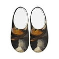 thumbnail image 1 of Yiaed Modern Funny Duck Print Slippers Fuzzy Warm Cozy Slippers Non Slip House Slippers For Indoor Outdoor Slippers House Slippers-13, 1 of 7