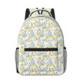 thumbnail image 1 of Yiaed Moon And Rabbit Print School Backpack College Backpack Daypacks for Students High School Spacious and Durable Daypack for Work and Travel-One Size, 1 of 6