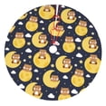 thumbnail image 1 of Yiaed Moon Bear Print Christmas Tree Skirt , Tree SkirtsTree Mat for Christmas Winter Holiday Indoor Decorations-30", 1 of 7