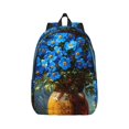 thumbnail image 1 of Yiaed Mountain Blue Flowers Vase Print Backpack, Premium Laptop Backpack, Travel Backpack for Women, Lightweight Backpacks, Comfortable Back Pack-Medium, 1 of 1