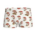 thumbnail image 1 of Yiaed Mushroom Print Boys' Boxer Briefs Cotton Casual Stretch Comfort Boys Boxers - Kids Boxer Briefs Underwear for Boys (6-18)-Medium, 1 of 5