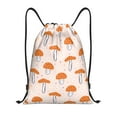 thumbnail image 1 of Yiaed Mushrooms Print Drawstring Bags Drawstring Backpack Bulk String Back Pack Gym Sport Bag-Small, 1 of 5