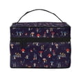 thumbnail image 1 of Yiaed Mushrooms3 Print Makeup Bag Travel Cosmetic Bags for Women Girls Zipper Pouch Makeup Organizer, 1 of 4