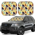 thumbnail image 1 of Yiaed Musical Instruments Print Car Front Windshield Sun Shade,Foldable Anti-UV Car Sunshade for Front Window for Most Vehicles-Small, 1 of 5