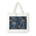 thumbnail image 1 of Yiaed Mystical Underwater Coral Scene Print Fluffy Shoulder Bag Plush Bags Women Ladies Tote Bag Fluffy White Furry Purse Handbag for Autumn and Winter, 1 of 7