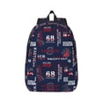 thumbnail image 1 of Yiaed Nautical Style Sailboat Print Backpack, Premium Laptop Backpack, Travel Backpack for Women, Lightweight Backpacks, Comfortable Back Pack-Small, 1 of 5