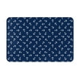 thumbnail image 1 of Yiaed Nautical Themed Simple Anchors Print Flannel Doormat Mat Outdoor Indoor Door Mats, Non Slip Durable Entrance Rugs for Outside Entry, Porch, Resist Dirt, 16"x24", 1 of 1