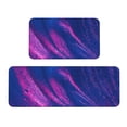 thumbnail image 1 of Yiaed Neon Gradient Blue Kitchen Rugs Sets of 2 Kitchen Mats Cushioned Anti Fatigue Kitchen Rug Tapetes Para Cocina for Sink,Laundry Room, 1 of 6