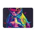 thumbnail image 1 of Yiaed Neon Pop Art Pitbull Print Flannel Doormat Mat Outdoor Indoor Door Mats,Welcome Matt Outdoor Front Door Mat Doormat Outdoor Mat Outdoor Mat,16"x24", 1 of 7