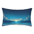 thumbnail image 1 of Yiaed Night Sky Beach Scene Print Brushed Microfiber Envelope Pillowcases, Standard,Envelope Closure Pillow Cases(Without Pillow Core)-14"x20", 1 of 6