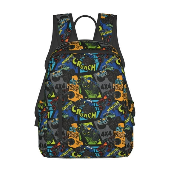 Yiaed Off-Road Vehicle Print Lightweight Backpack Travel Backpacks Hiking Daypack for Women Men