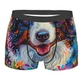 thumbnail image 1 of Yiaed Oil Painting Sunflower Puppy Print Men's Soft Cotton Boxer Shorts Breathable Boxers Underwear Moisture-Wicking Underwear Stretch Boxer Briefs for Man-XX-Large, 1 of 1