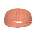thumbnail image 1 of Yiaed Orange Gingham Print Sports Headbands,Moisture Wicking Workout Headband, Sweatband Headbands for Running,Cycling for Women and Men, 1 of 1