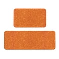 thumbnail image 1 of Yiaed Orange Glitter Kitchen Rugs Sets of 2 Kitchen Mats Cushioned Anti Fatigue Kitchen Rug Tapetes Para Cocina for Sink,Laundry Room, 1 of 6