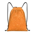 thumbnail image 1 of Yiaed Orange Glitter2 Print Drawstring Bags Drawstring Backpack Bulk String Back Pack Gym Sport Bag-Small, 1 of 5