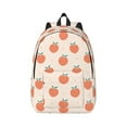 thumbnail image 1 of Yiaed Orange Peach Print Backpack, Premium Laptop Backpack, Travel Backpack for Women, Lightweight Backpacks, Comfortable Back Pack-Medium, 1 of 7