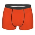 thumbnail image 1 of Yiaed Orange Print Men's Soft Cotton Boxer Shorts Breathable Boxers Underwear Moisture-Wicking Underwear Stretch Boxer Briefs for Man-XX-Large, 1 of 5
