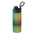 thumbnail image 1 of Yiaed Orange To Teal Gradient Print Sports Insulated Kettle Bottle Reusable Stainless Steel Insulated Cup, Outdoor Portable Casual Stainless Steel Insulation Cup, 1 of 7