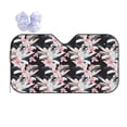 thumbnail image 1 of Yiaed Orchids Flowers Print Car Windshield Sunshade Front Auto Car Front Window Sun Shade Foldable Sun Visor Shield Cover Auto Accessories for Sedan SUV Truck-Medium, 1 of 5