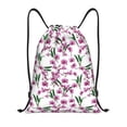 thumbnail image 1 of Yiaed Orchids Flowers Print Drawstring Bags Drawstring Backpack Bulk String Back Pack Gym Sport Bag-Small, 1 of 5