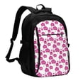 thumbnail image 1 of Yiaed Orchids Flowers Print Laptop Backpack,Business Travel Durable Laptops Backpack with USB Charging Port,Water Resistant College Computer Bag, 1 of 5