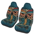 thumbnail image 1 of Yiaed Owl In Blue Print Car Seat Covers,Universal Auto Seats Protector Fits for Car,SUV Sedan,Truck,Automotive Seat Covers & Accessories(Two packs), 1 of 7