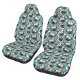 thumbnail image 1 of Yiaed PUG HEAD And Flower Print Car Seat Covers,Universal Auto Seats Protector Fits for Car,SUV Sedan,Truck,Automotive Seat Covers & Accessories(Two packs), 1 of 7