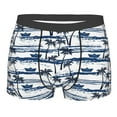 thumbnail image 1 of Yiaed Palm Tree Print Men's Soft Cotton Boxer Shorts Breathable Boxers Underwear Moisture-Wicking Underwear Stretch Boxer Briefs for Man-Large, 1 of 5