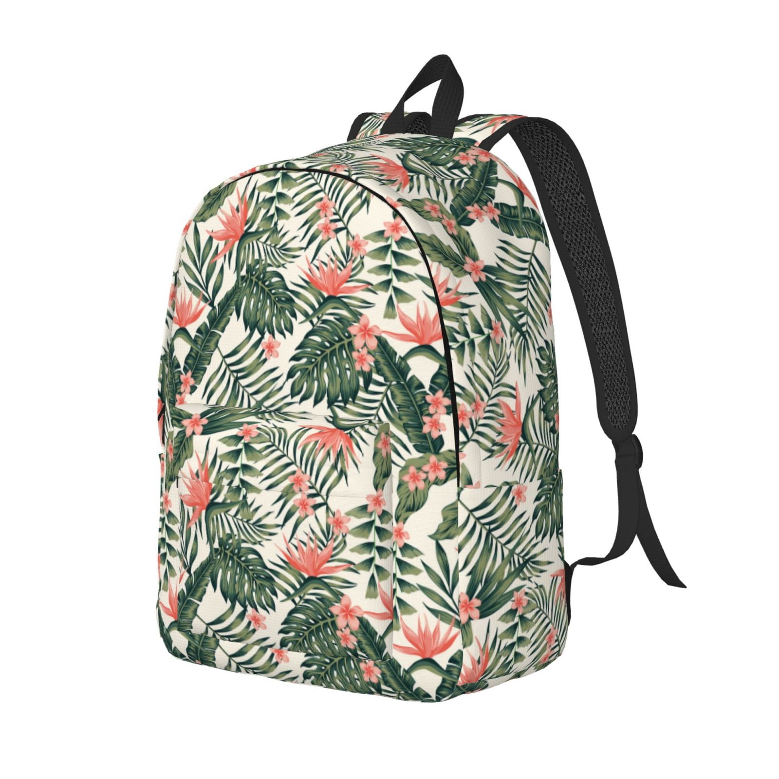 Yiaed Palm Trees and Tropical Print Print Laptop Backpack Travel Canvas ...