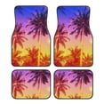 thumbnail image 1 of Yiaed Palm Trees at Sunset Print Carpet Floor Mats for Cars, Auto Accessories Front & Rear Car Floor Mats Car Floor Foot Mat Sets of 4 Pieces, 1 of 7