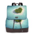 thumbnail image 1 of Yiaed Paradise Island Print Laptop Backpack for Women Slim Computer Bag Work Travel College Backpack Purse Fits 14 Inch Notebook, 1 of 4