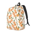 thumbnail image 1 of Yiaed Peaches Print Print Laptop Backpack Travel Canvas Backpack Vintage Aesthetic Backpack for School Knapsack Backpack Backpack for School-Medium, 1 of 5