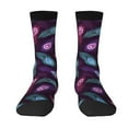 thumbnail image 1 of Yiaed Peacock Feathers3 Print Great elasticity Crew Socks Sports socks for Men and Women, 1 of 5