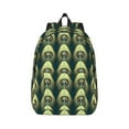 thumbnail image 1 of Yiaed Peacock Gold Feather Print Backpack, Premium Laptop Backpack, Travel Backpack for Women, Lightweight Backpacks, Comfortable Back Pack-Small, 1 of 5