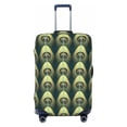 thumbnail image 1 of Yiaed Peacock Gold Feather Print Travel Luggage Cover Suitcase Protector Fits 18-32 Inch Luggage Wheel Covers Patterned Elastic Luggage Anti-scratch（No luggage）-Large, 1 of 5