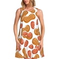 thumbnail image 1 of Yiaed Peanuts4 Print Women's Sleeveless Dress, Loose Fit Summer Dress, Casual Sleeveless Dress for Women, 1 of 7