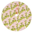 thumbnail image 1 of Yiaed Pears And Flower Print Christmas Tree Skirt , Tree SkirtsTree Mat for Christmas Winter Holiday Indoor Decorations-36", 1 of 7