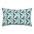 thumbnail image 1 of Yiaed Penguins Dolphins Whales Print Brushed Microfiber Envelope Pillowcases, Standard,Envelope Closure Pillow Cases(Without Pillow Core)-14"x20", 1 of 6