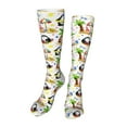 thumbnail image 1 of Yiaed Penguins On The Beach Print Great elasticity Adult Stockings Sports socks for Men and Women-One Size, 1 of 8
