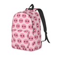 thumbnail image 1 of Yiaed Pig Nose Print Print Laptop Backpack Travel Canvas Backpack Vintage Aesthetic Backpack for School Knapsack Backpack Backpack for School-Medium, 1 of 5