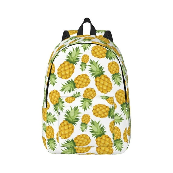 Yiaed Pineapple Print Backpack, Premium Laptop Backpack, Travel Backpack for Women, Lightweight Backpacks, Comfortable Back Pack-Small