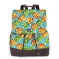 thumbnail image 1 of Yiaed Pineapple Print Laptop Backpack for Women Slim Computer Bag Work Travel College Backpack Purse Fits 14 Inch Notebook, 1 of 4