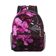 thumbnail image 1 of Yiaed Pink Blossoms Butterfly Print School Backpack College Backpack Daypacks for Students High School Spacious and Durable Daypack for Work and Travel-One Size, 1 of 6