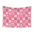 thumbnail image 1 of Yiaed Pink Christmas Cheer Print Dog Blankets-Cat Blanket Washable for Couch Protection,Puppy Blanket, Soft Plush Reversible Throw Furniture Protector-Small, 1 of 8