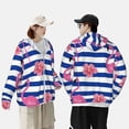 thumbnail image 1 of Yiaed Pink Flamingo Print Sun Shirts UPF 50+ Protection Hoodie Rash Guard Shirt UV Shirt Long Sleeve Fishing Outdoor Lightweightase-XX-Large, 1 of 5