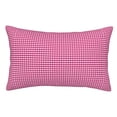 thumbnail image 1 of Yiaed Pink Gingham Print Brushed Microfiber Envelope Pillowcases, Standard,Envelope Closure Pillow Cases(No pillow core)-20"x30", 1 of 6