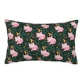 thumbnail image 1 of Yiaed Pink Sleeping Fox Print Brushed Microfiber Envelope Pillowcases, Standard,Envelope Closure Pillow Cases(Without Pillow Core)-20"x30", 1 of 6