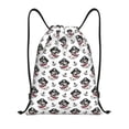 thumbnail image 1 of Yiaed Pirate Puppy Print Drawstring Bags Drawstring Backpack Bulk String Back Pack Gym Sport Bag-Medium, 1 of 5