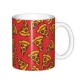 thumbnail image 1 of Yiaed Pizza Cartoon Print Ceramics Coffee,Large Handle Design,Extra Large Tea and Coffee Cup for Office and Home Mugs, 1 of 6